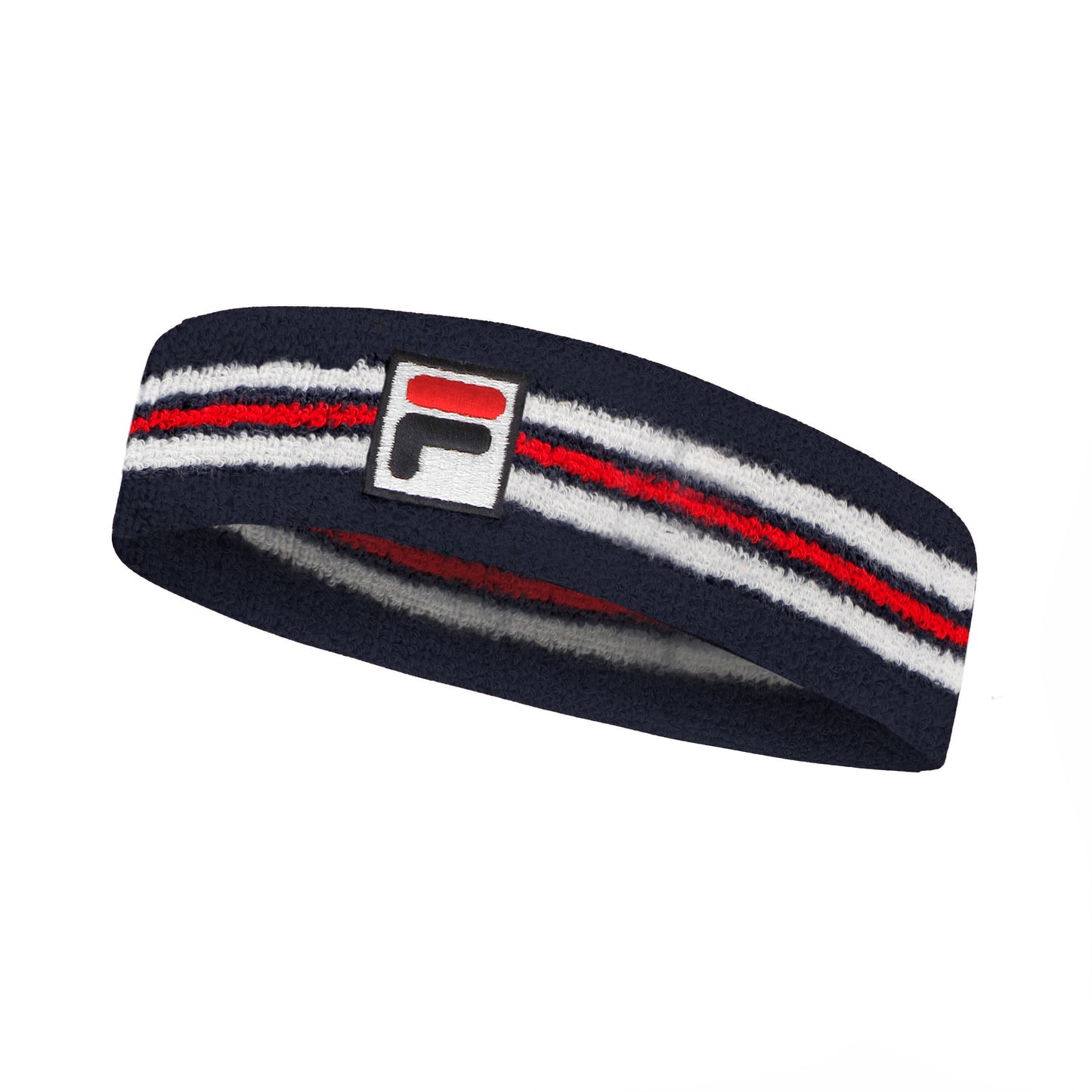 Fila Jacob Hoofdband Unisex - donkerblauw, rood