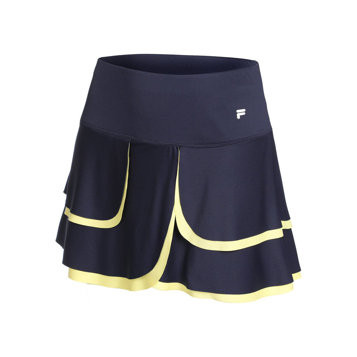 Fila Cosima Rok Dames - donkerblauw, geel