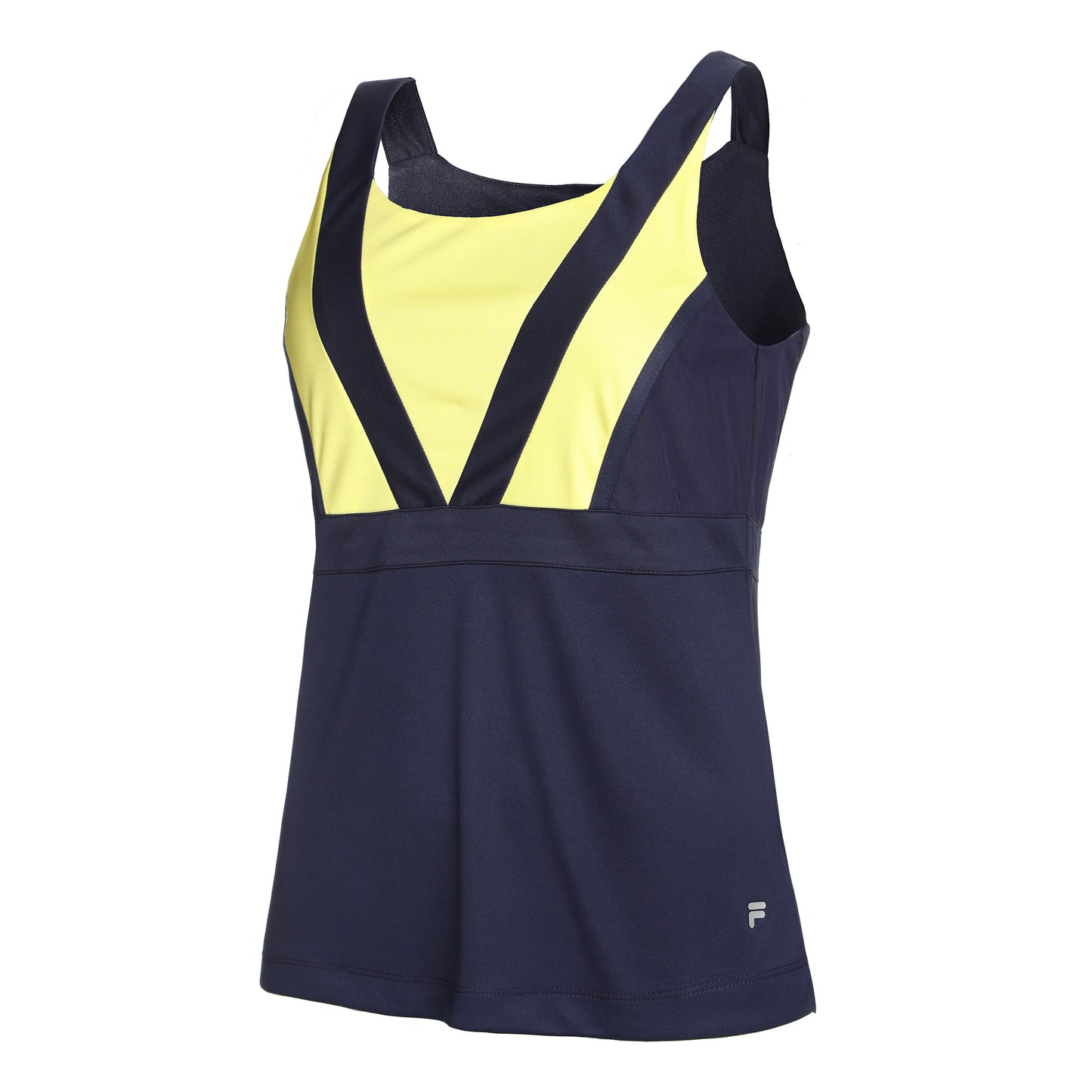 Fila Elisa Tanktop Dames - donkerblauw, geel