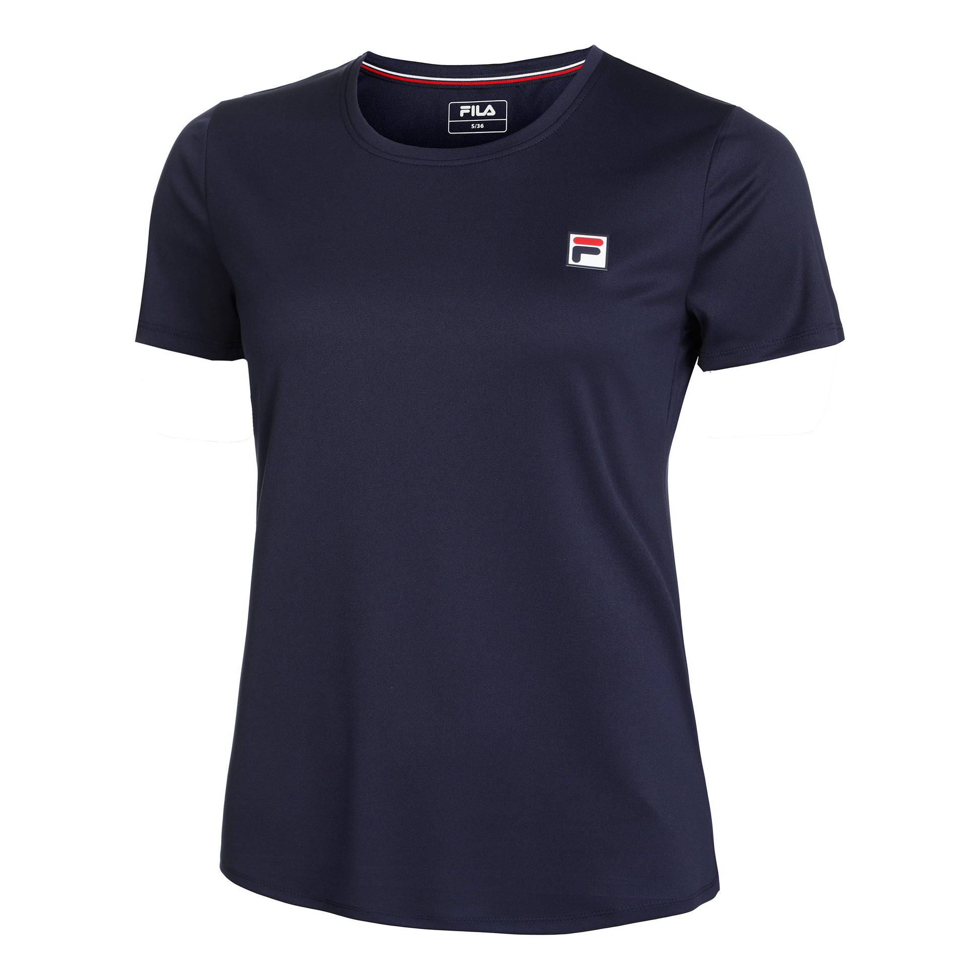 Fila Leonie T-shirt Dames-Donkerblauw,Wit