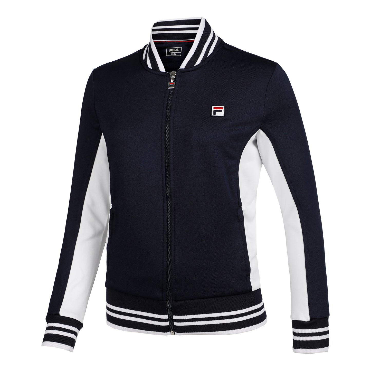 Fila Georgia Trainingsjack Dames-Donkerblauw,Wit
