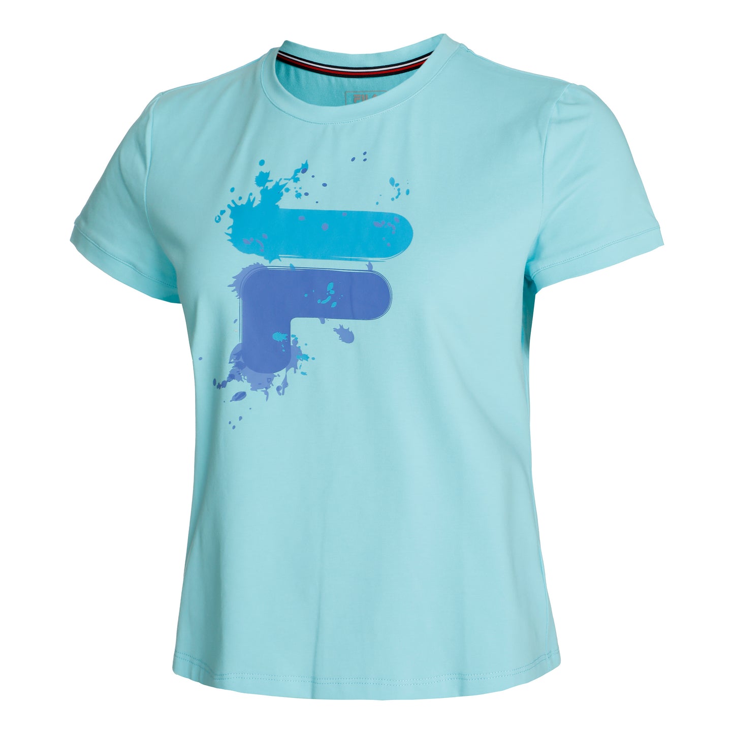 Fila Emelie T-shirt Dames - turkoois, veelkleurig