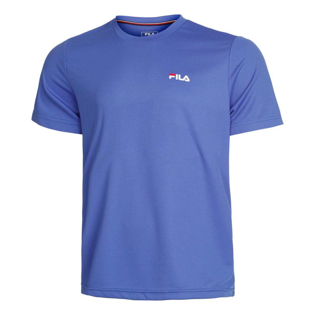 Fila Logo small T-shirt Heren - blauw, wit