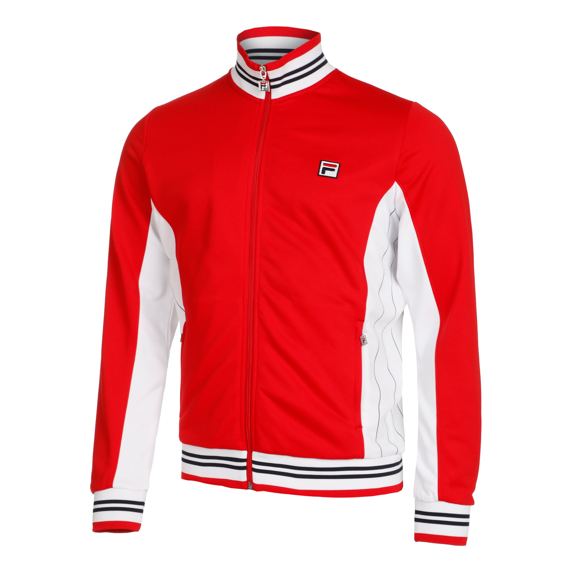 Fila Björn Trainingsjack Heren - rood, veelkleurig