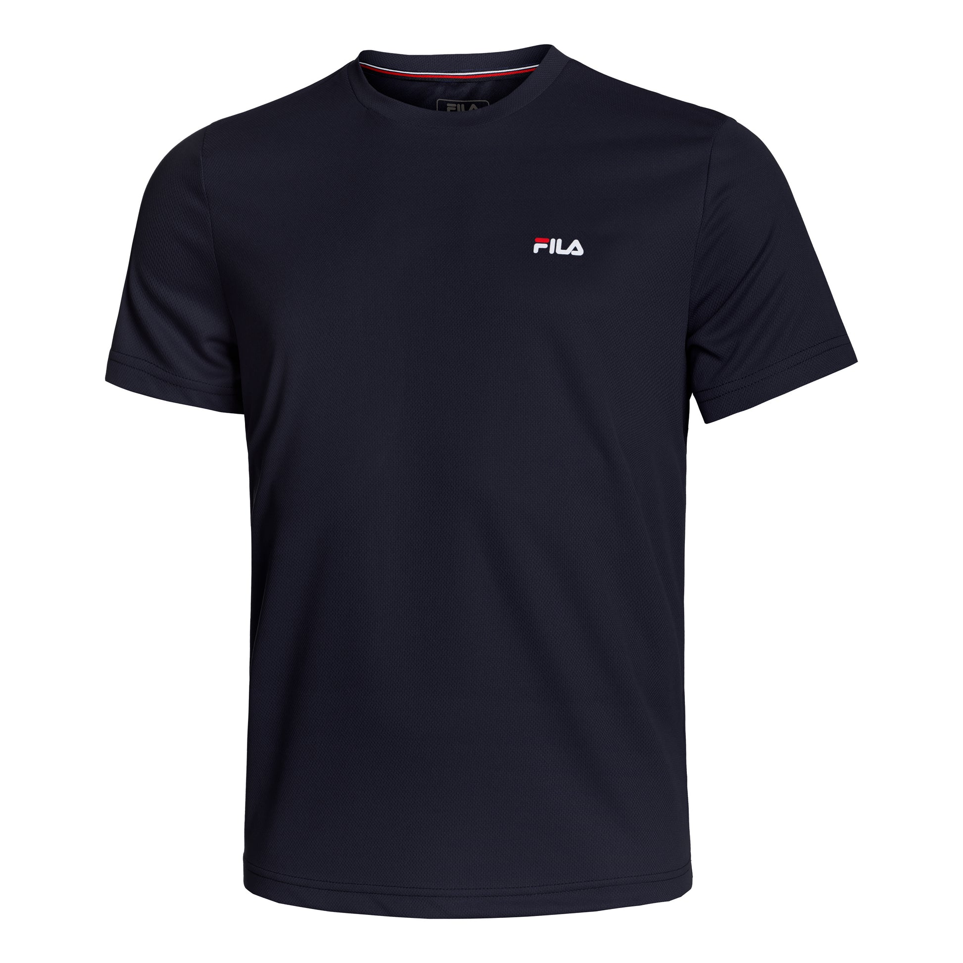 Fila Logo Small T-shirt Heren-Donkerblauw