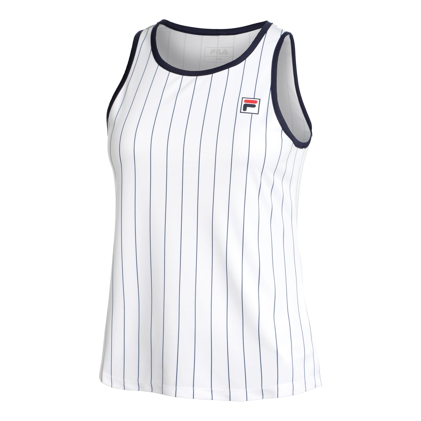 Fila Alma Tanktop Dames - wit, donkerblauw