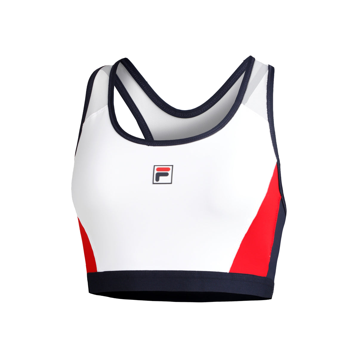 Fila Yuna Sport-bh Dames - wit, veelkleurig