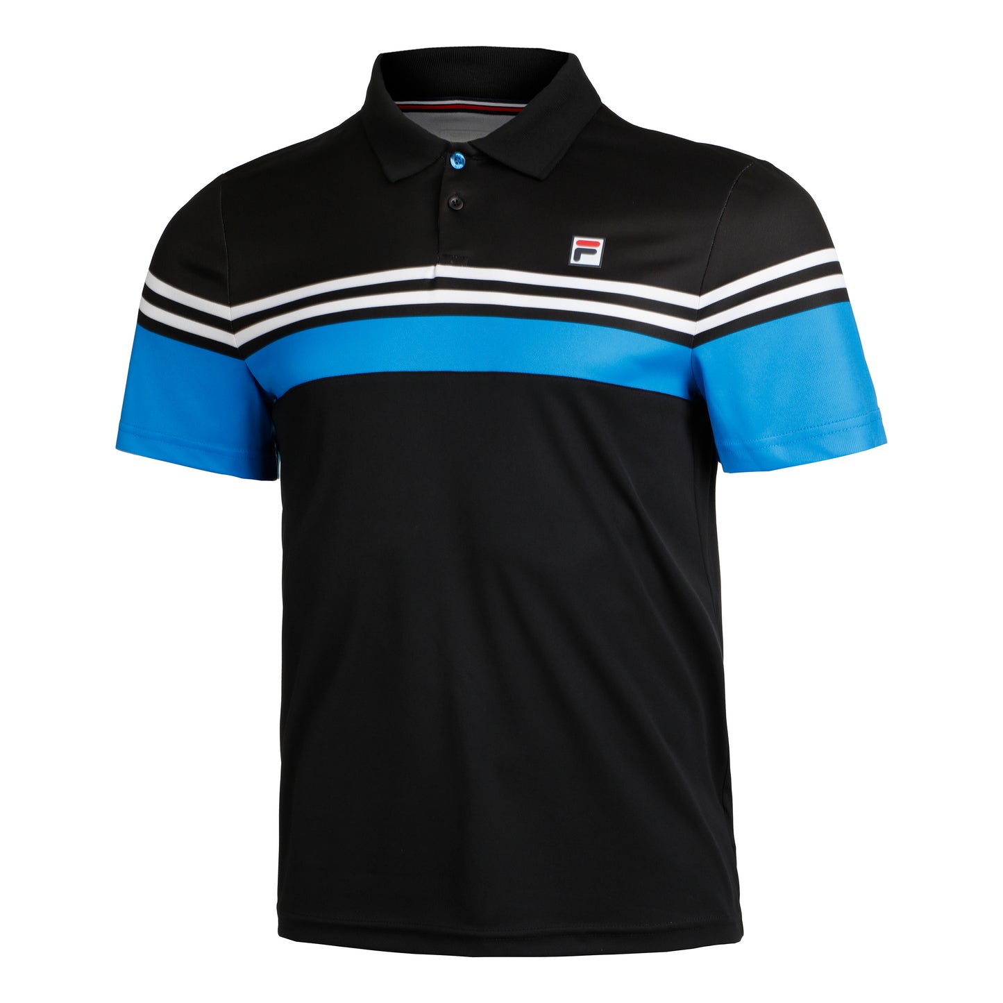 Fila Paul Polo Heren - zwart, blauw