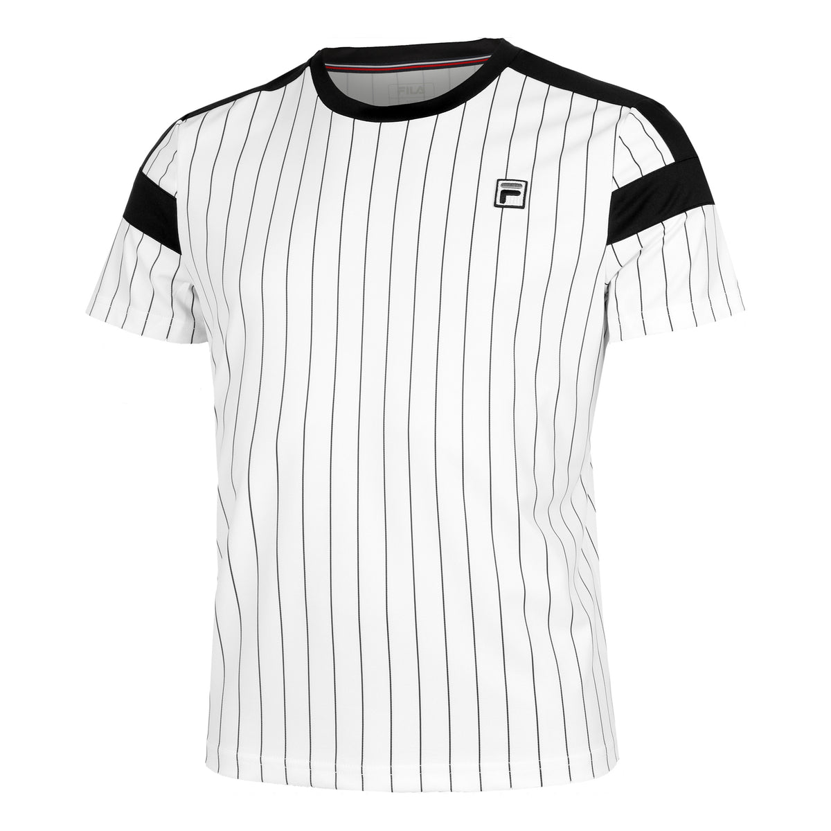 Fila Stripes Jascha T-shirt Heren - crème, zwart