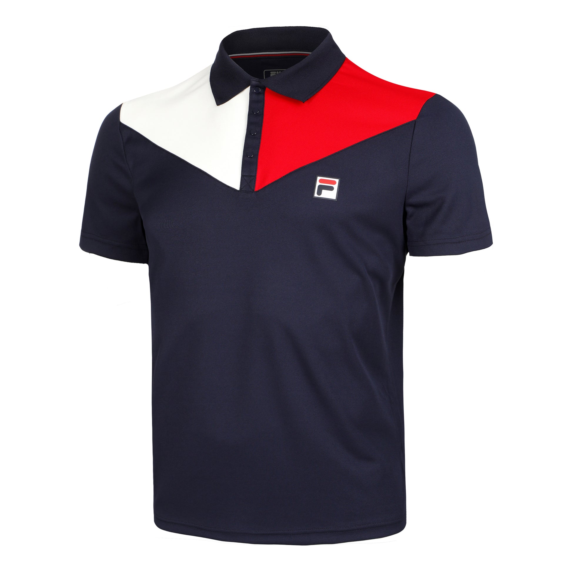 Fila Nilo Polo Heren - donkerblauw, veelkleurig