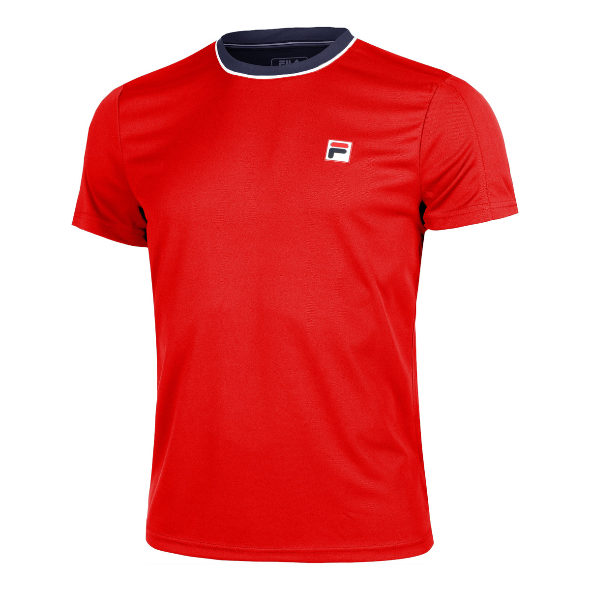 Fila Enzo T-shirt Heren - rood, donkerblauw