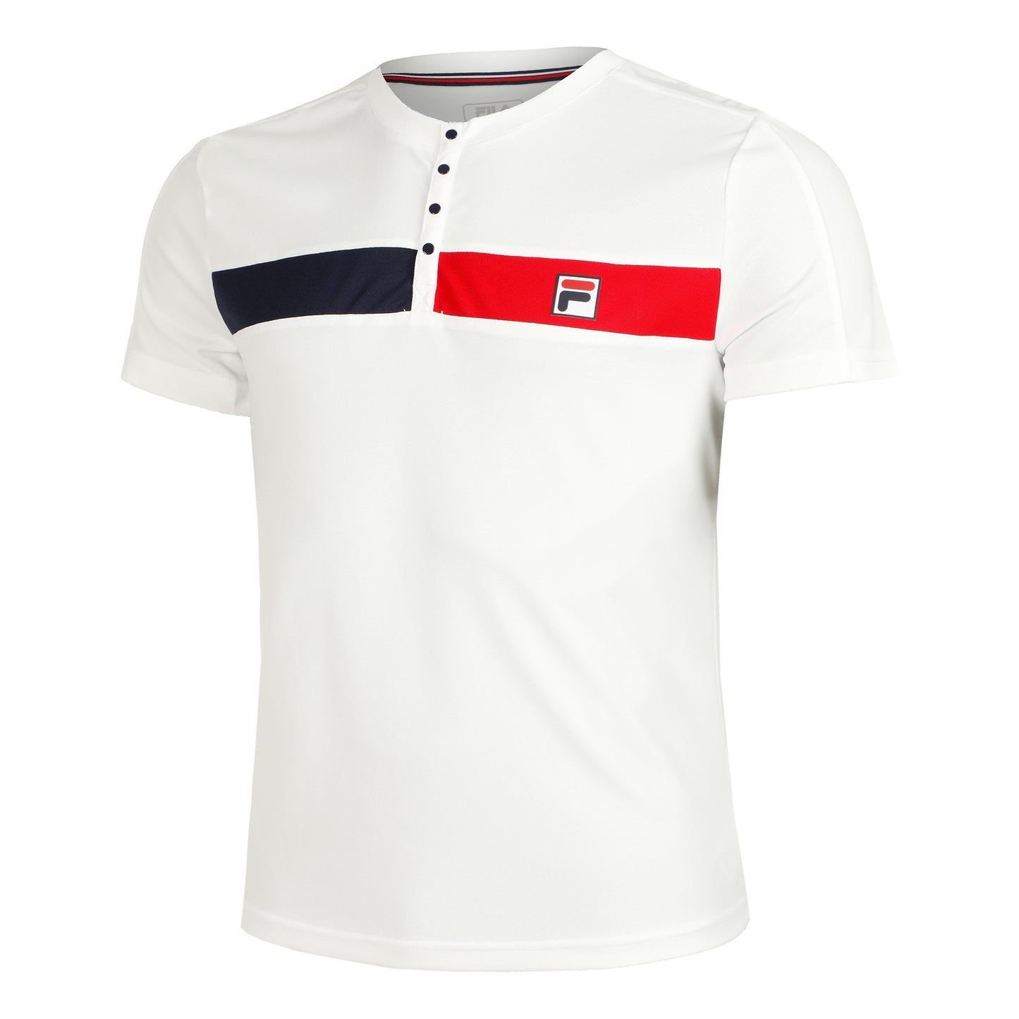 Fila Emilio T-shirt Heren - crème, veelkleurig