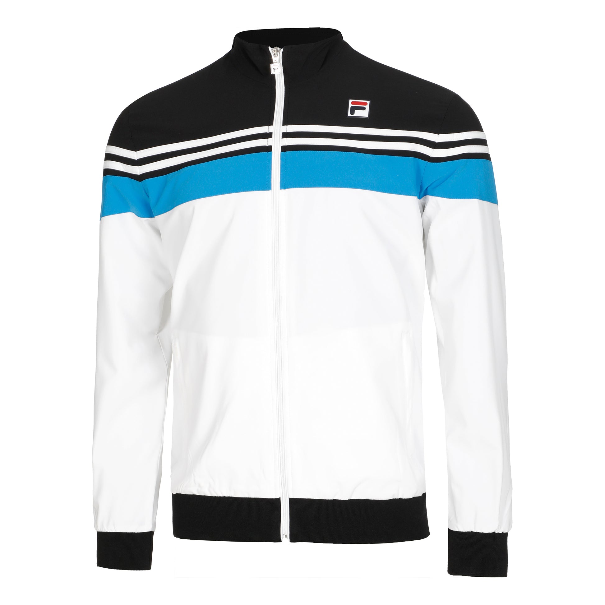 Fila Bruno Trainingsjack Heren-Wit,Zwart