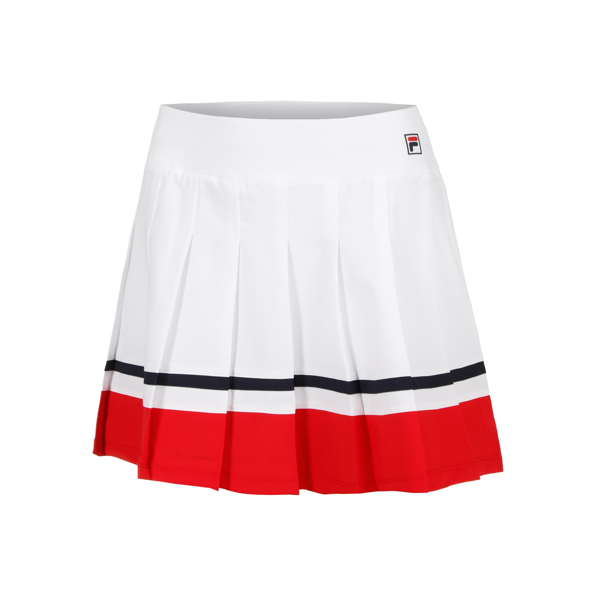 Fila Sabine Rok Dames-Wit,Rood