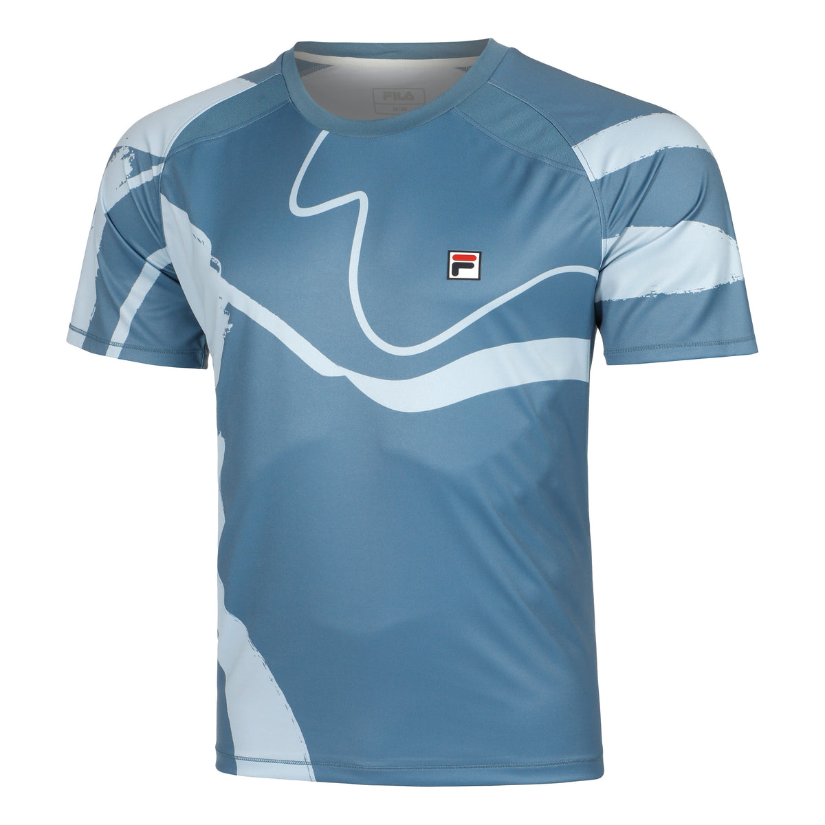 Fila Cassian T-shirt Heren - blauw, lichtblauw
