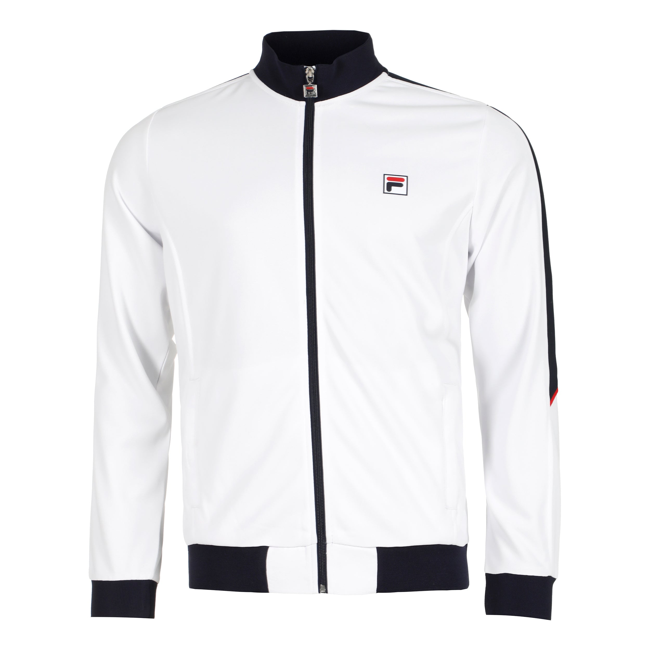 Fila Manuel Trainingsjack Heren-Wit,Donkerblauw
