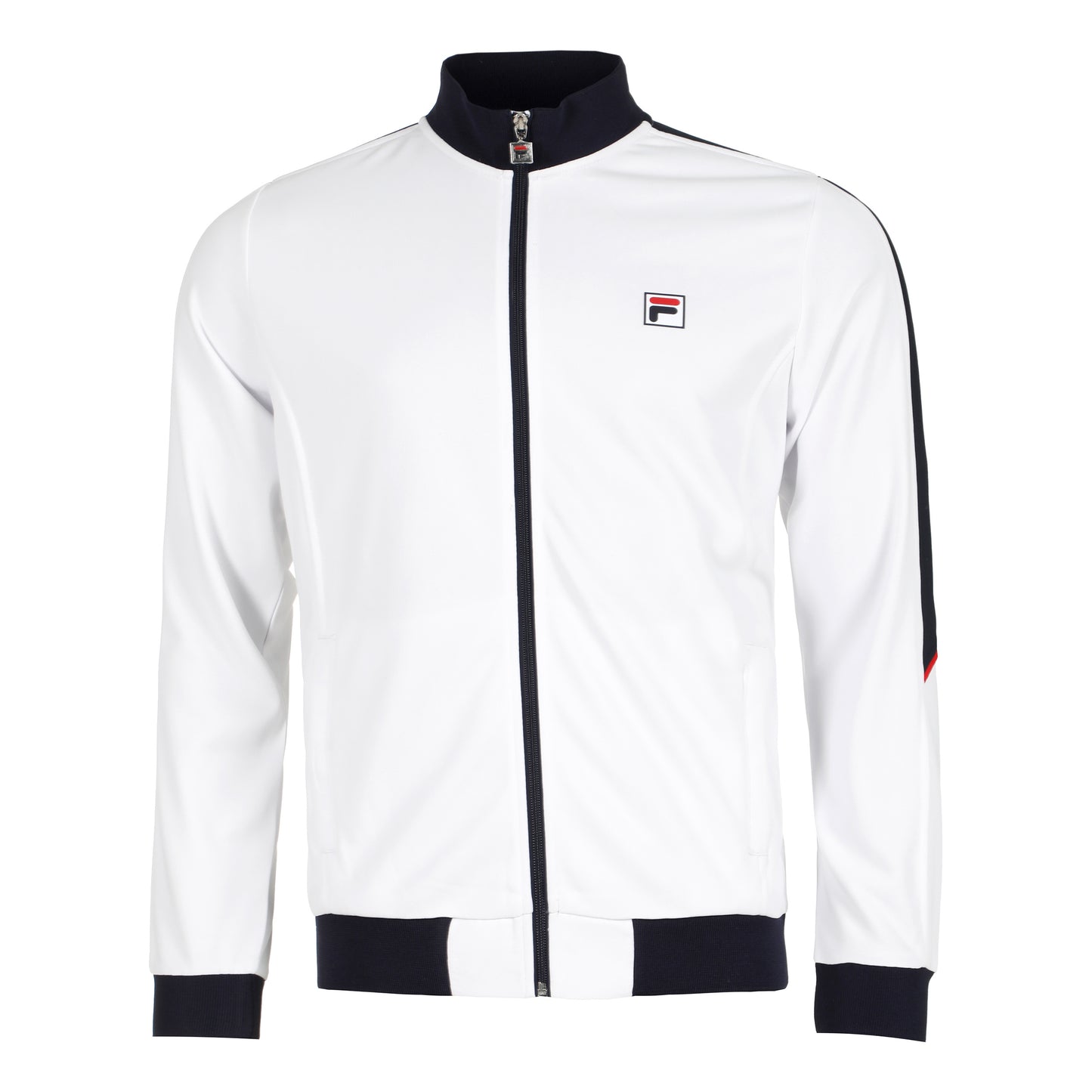 Fila Manuel Trainingsjack Heren-Wit,Donkerblauw