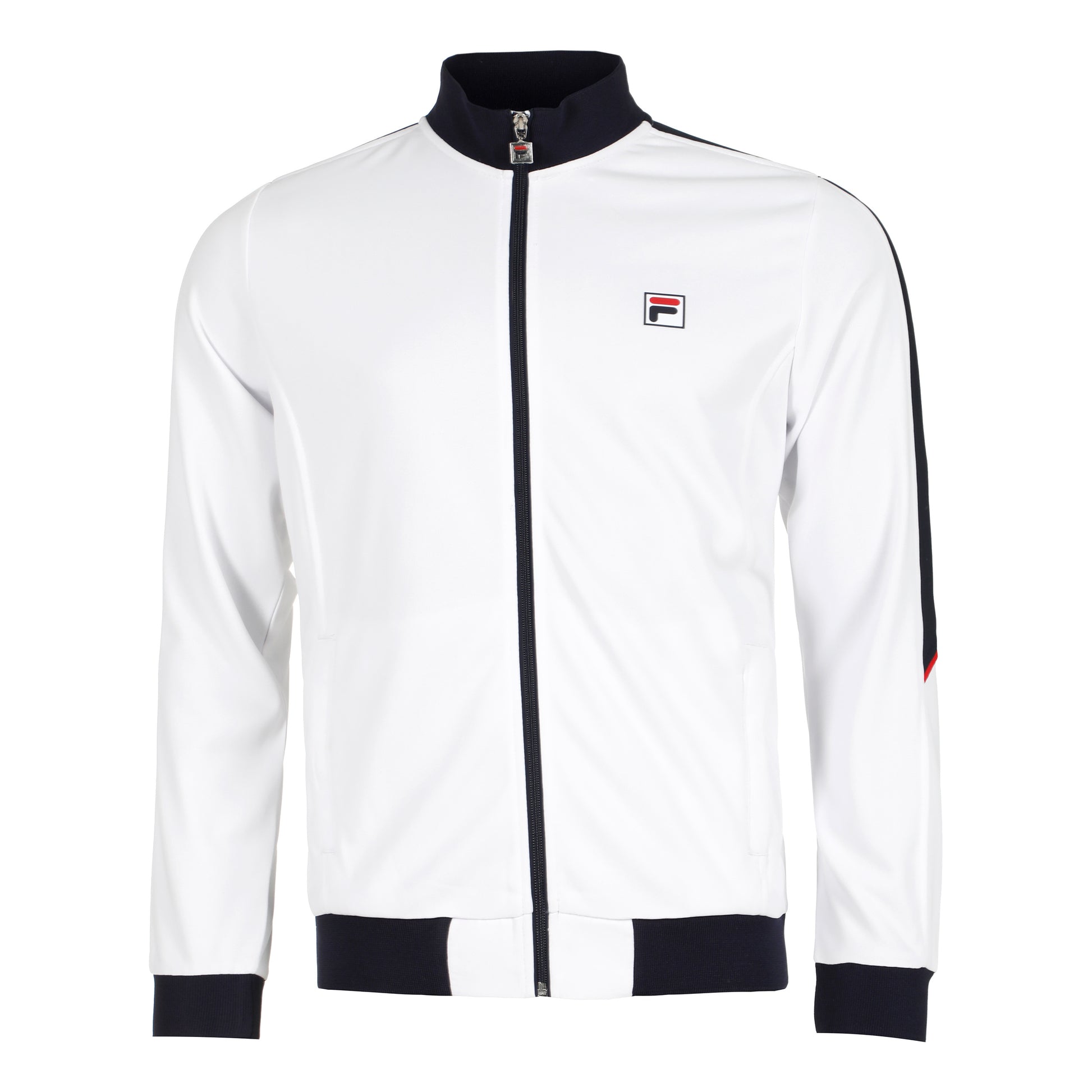 Fila Manuel Trainingsjack Heren-Wit,Donkerblauw