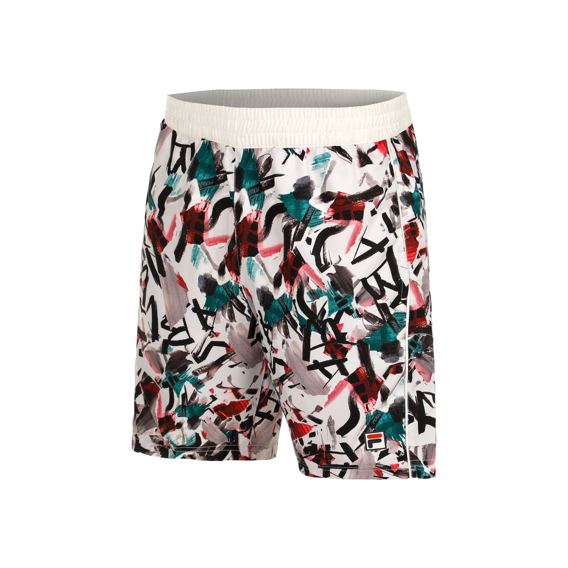 Fila Leo Shorts Heren-Wit,Veelkleurig
