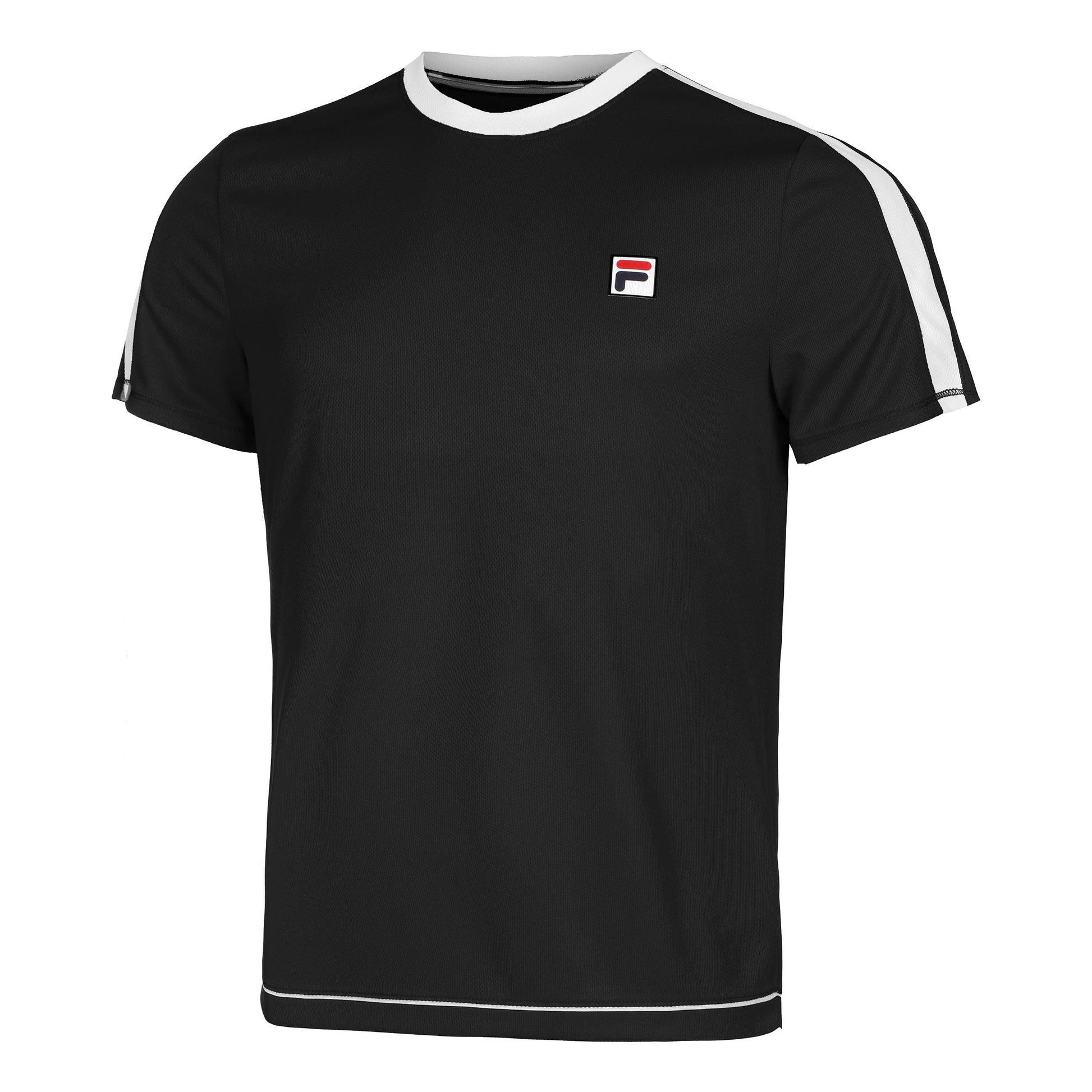 Fila Elias T-shirt Heren - zwart, wit