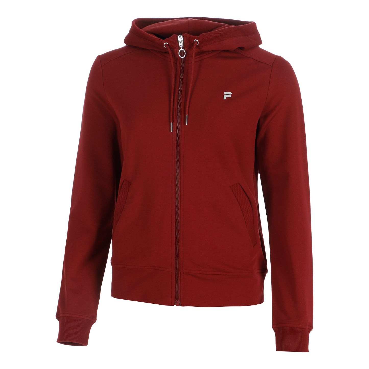Fila Hanni Sportjas Dames - donkerrood,