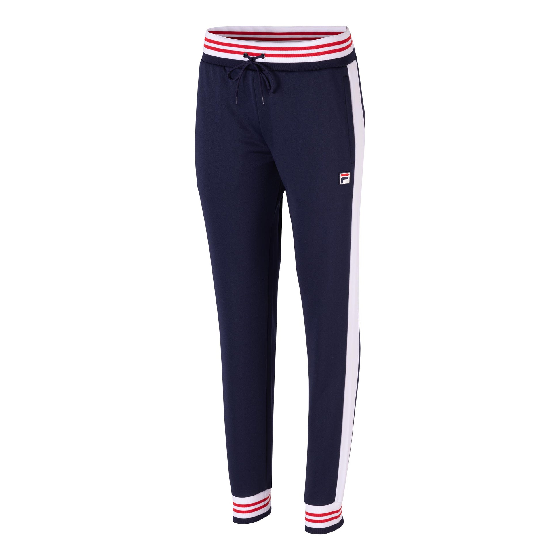 Fila Bame Trainingsbroek Heren-Donkerblauw,Wit