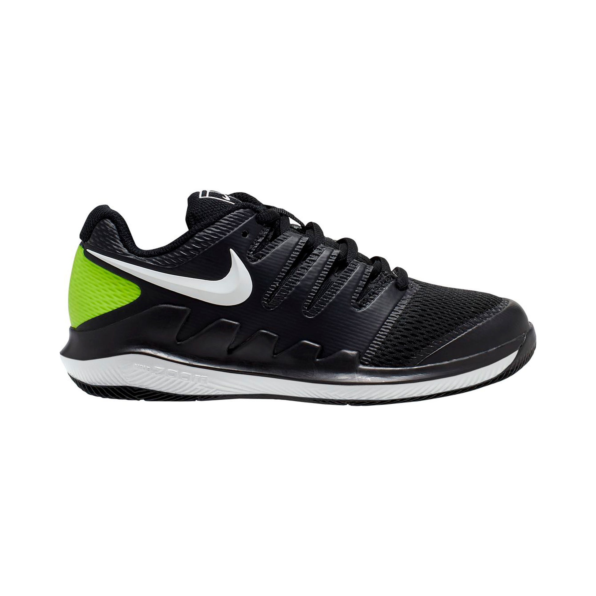 Nike Vapor X Allcourt schoen Kinderen-zwart, wit