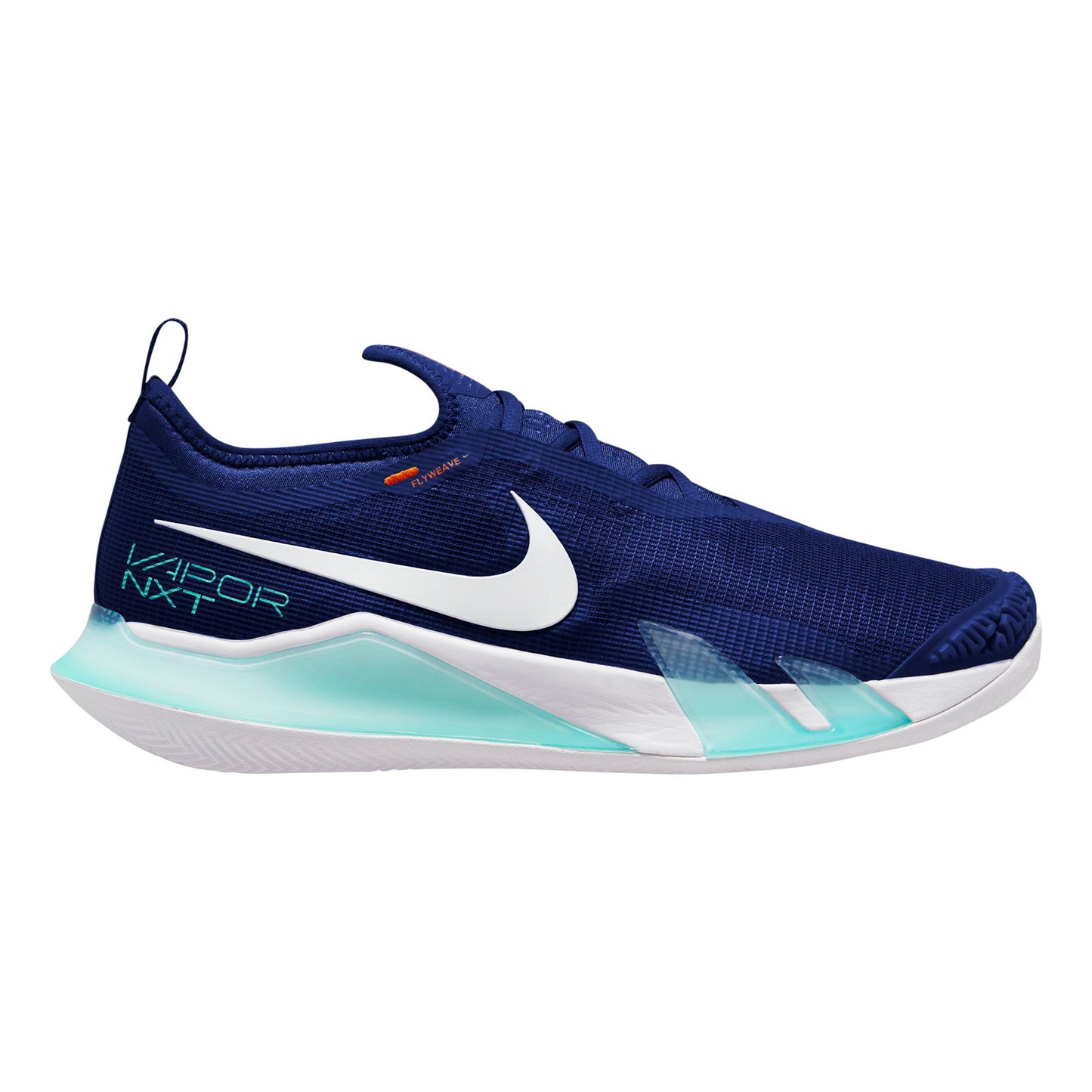 Nike React Vapor NXT Gravelschoen Heren - blauw, wit