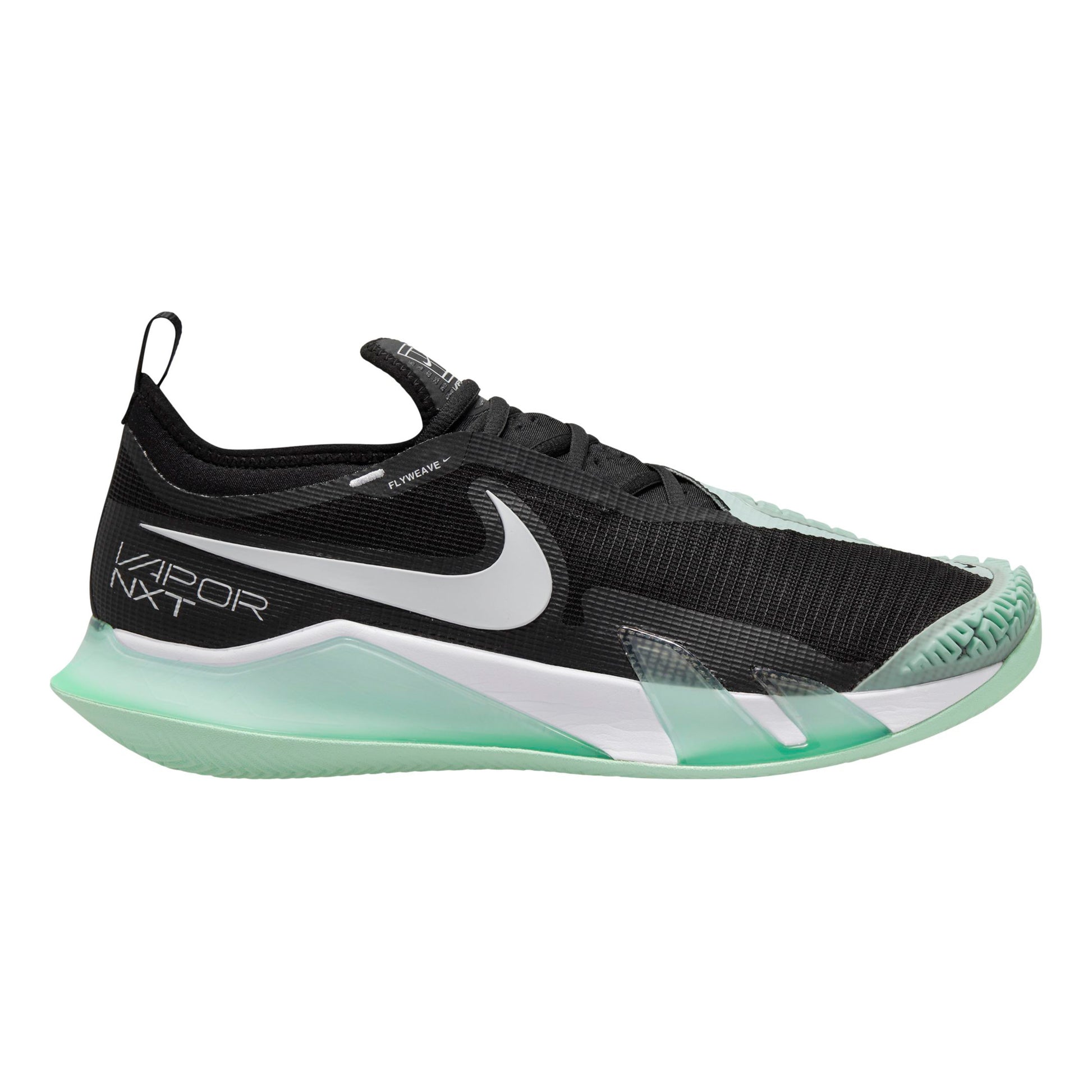 Nike React Vapor NXT Gravelschoen Heren - zwart, mint