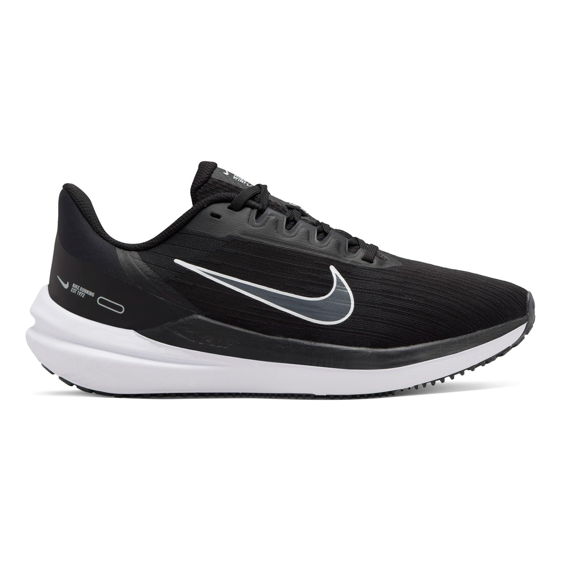 Nike Air Winflo 9 Neutrale Schoen Dames-Zwart,Grijs