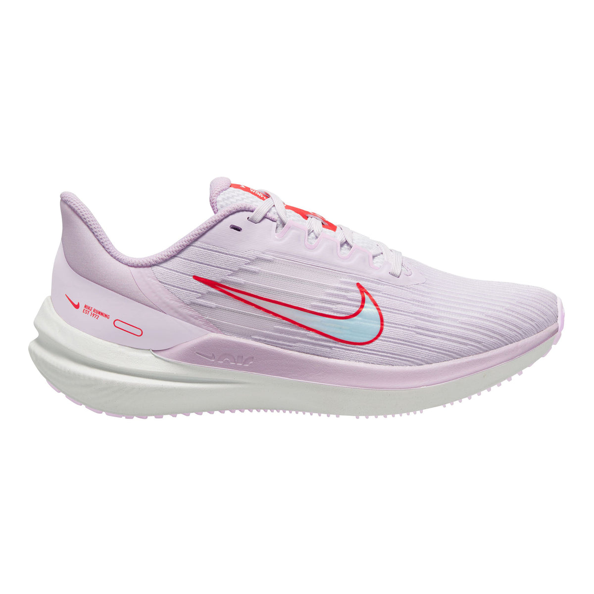 Nike Air Winflo 9 Neutrale schoen Dames - roze, wit