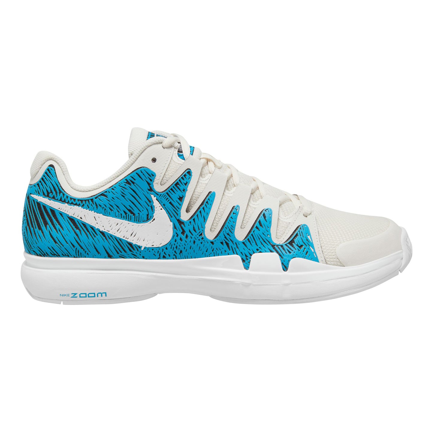 Nike Zoom Vapor 9.5 Tour PRM Allcourt schoen Heren - wit, blauw