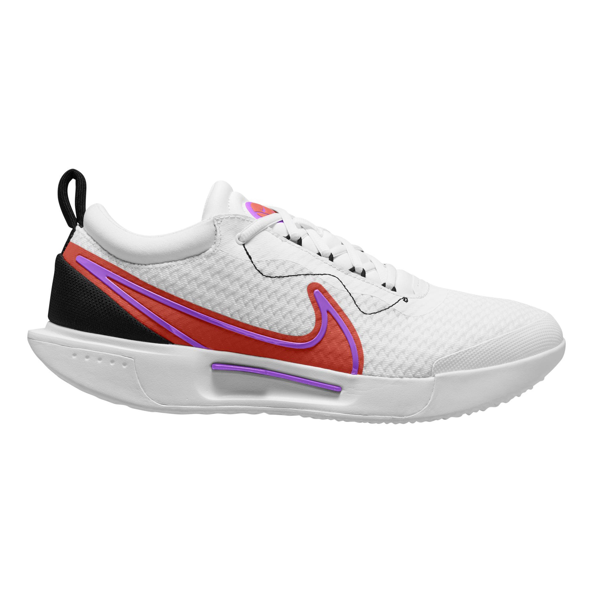 Nike Zoom Court Pro Allcourt schoen Heren - wit, rood