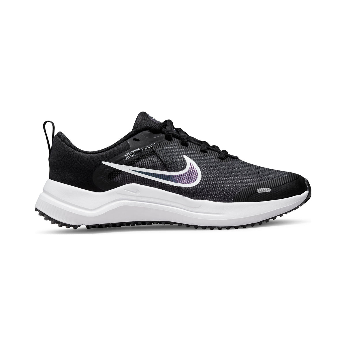 Nike Downshifter 12 Neutrale schoen Kinderen - zwart, wit