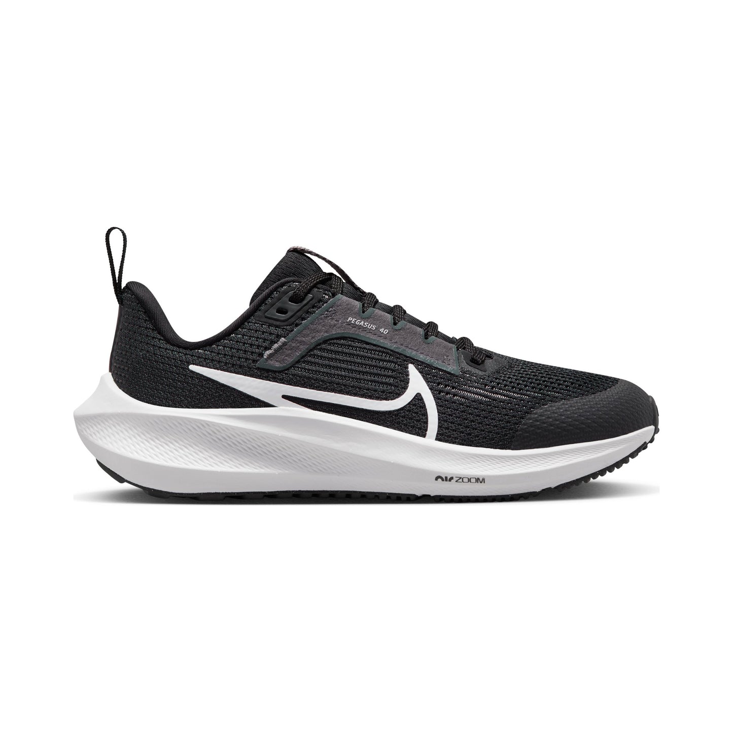 Nike Pegasus 40 Neutrale schoen Kinderen - zwart, wit
