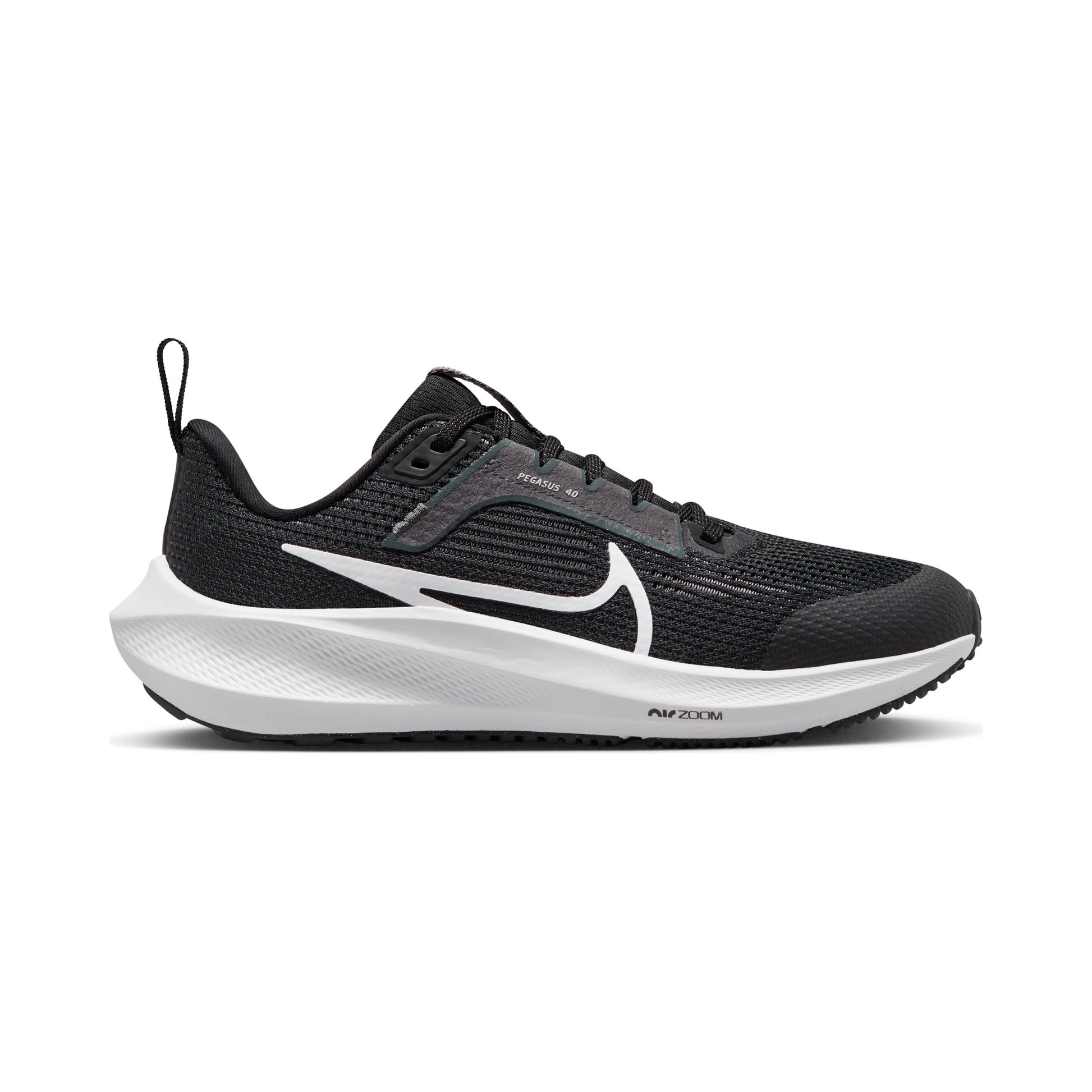 Nike Pegasus 40 Neutrale schoen Kinderen - zwart, wit