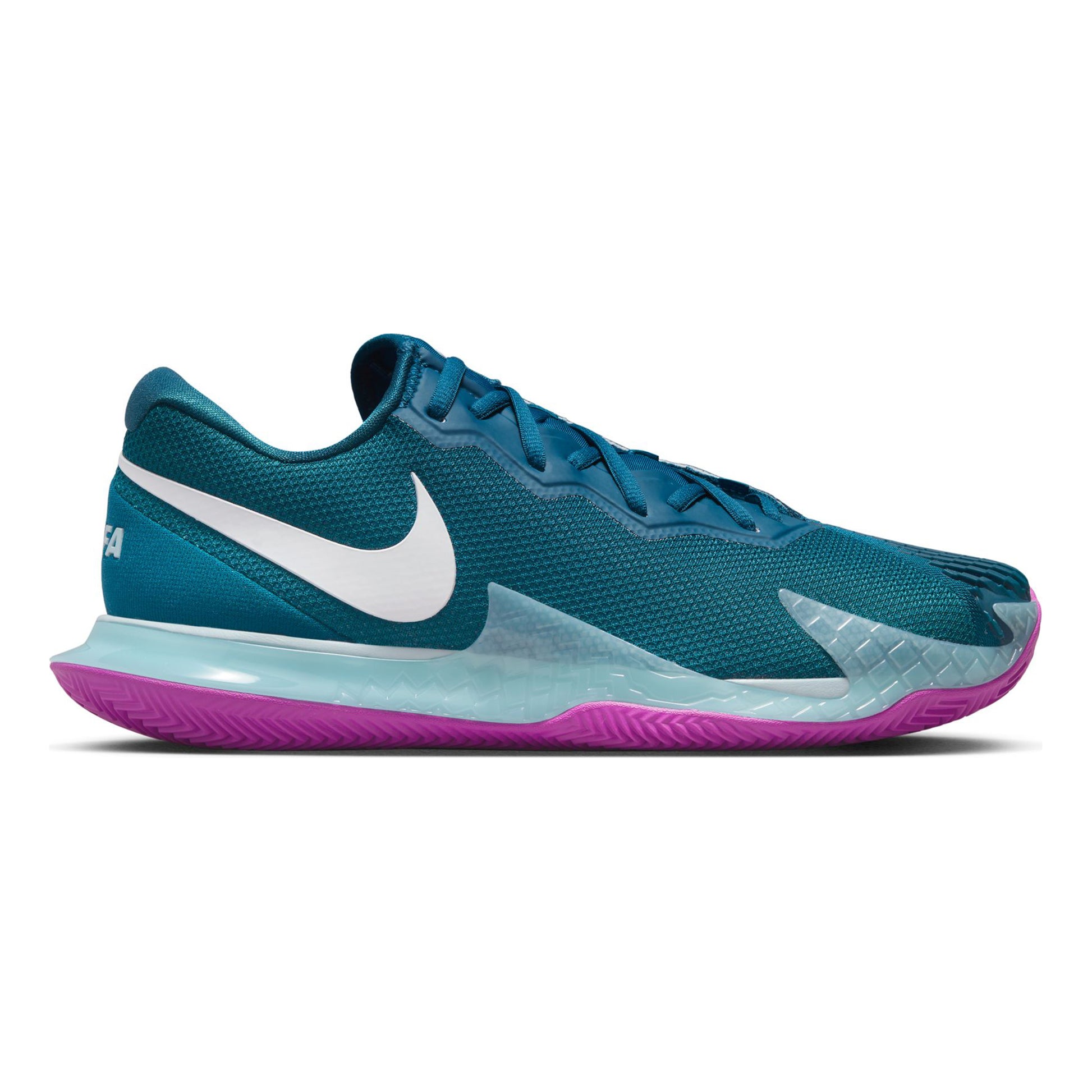 Nike Court Air Zoom Vapor Cage 4 Rafa Gravelschoen Heren - petrolblauw, paars