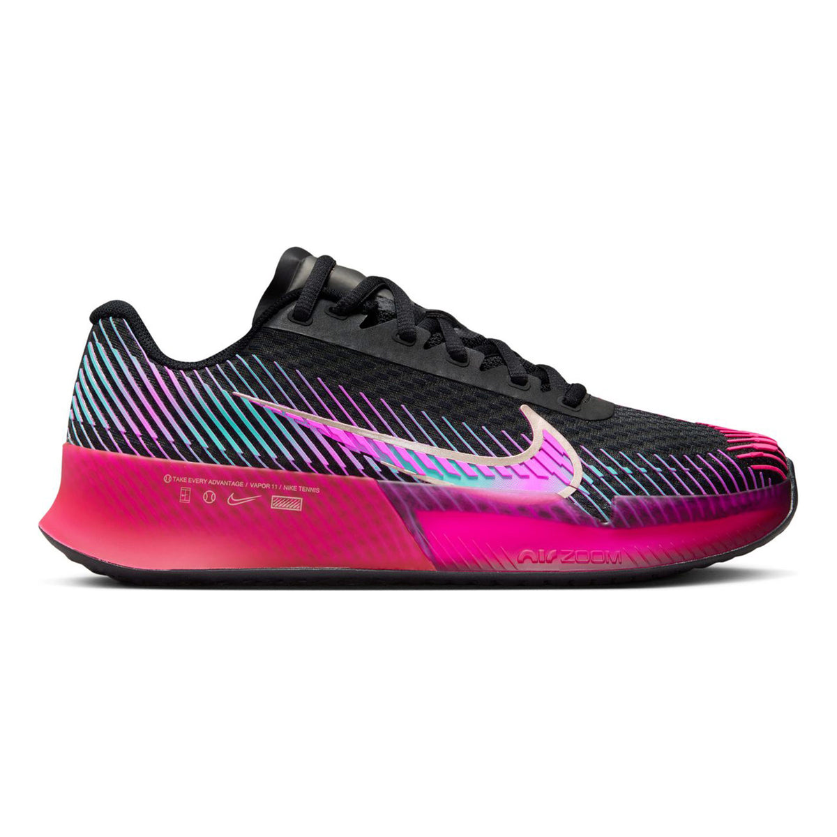 Nike Air Zoom Vapor 11 Premium Allcourt schoen Dames - zwart, berry