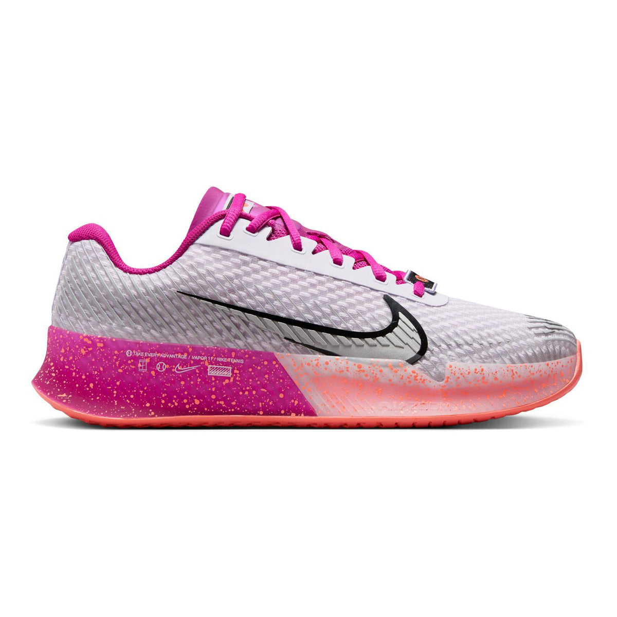 Nike Air Zoom Vapor 11 Premium Allcourt schoen Dames - wit, pink