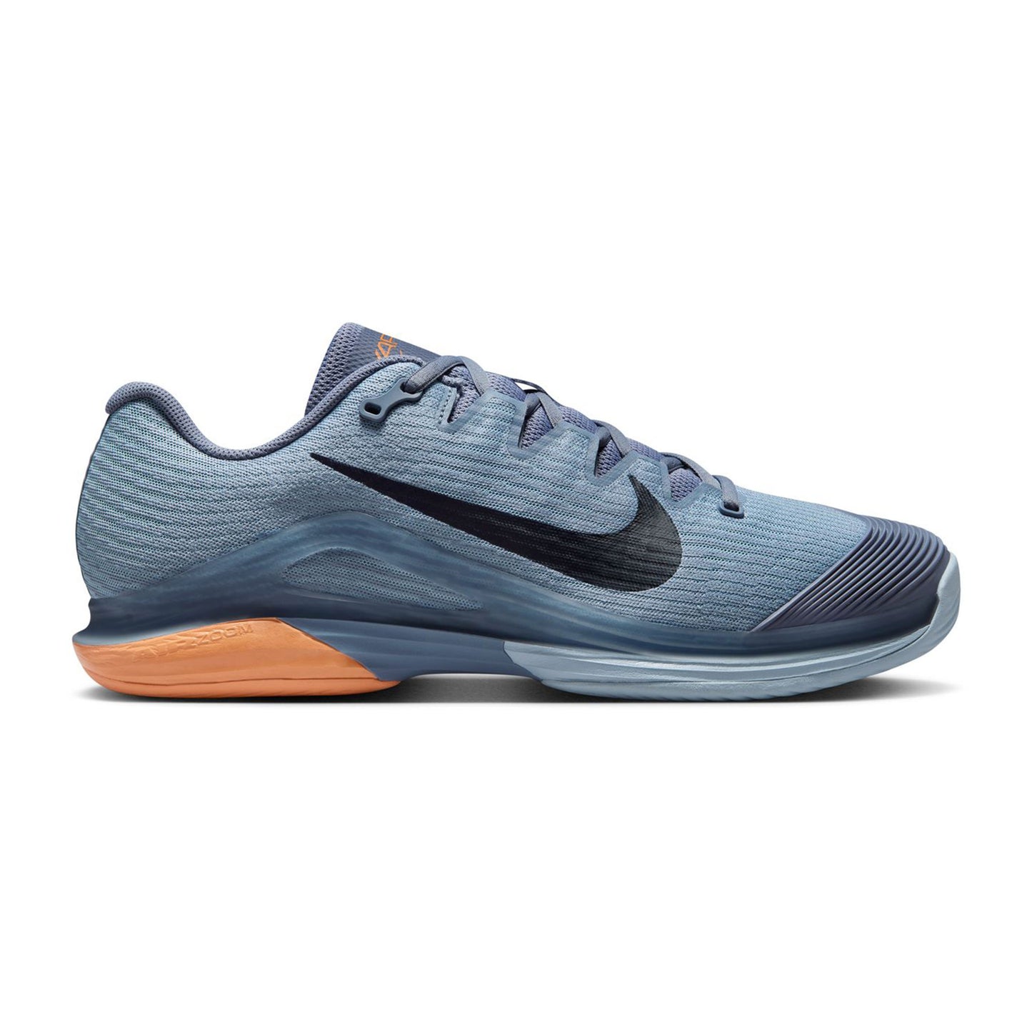 Nike Zoom Vapor 12 Allcourt schoen Heren-blaugrau, abrikoos