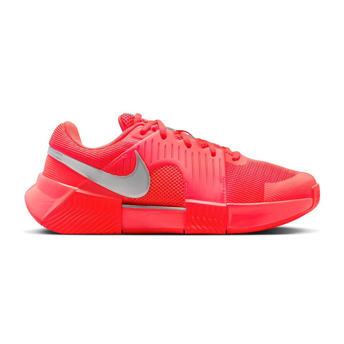 Nike Zoom GP Challenge 1 Allcourt Schoen Dames-Neonrood,Zilver