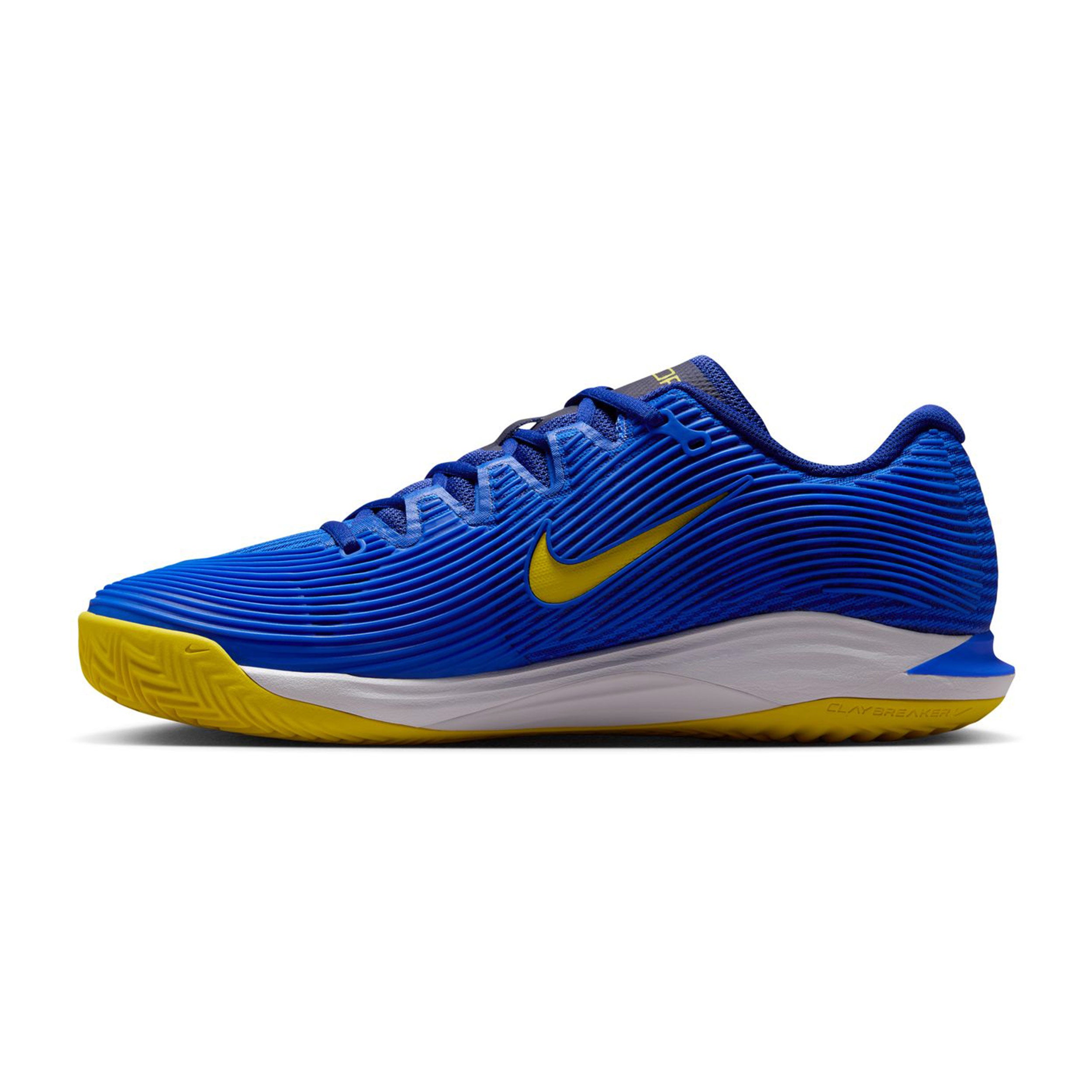 Zoom Vapor 12 Gravelschoen Heren-blauw, geel | Tennis-Point