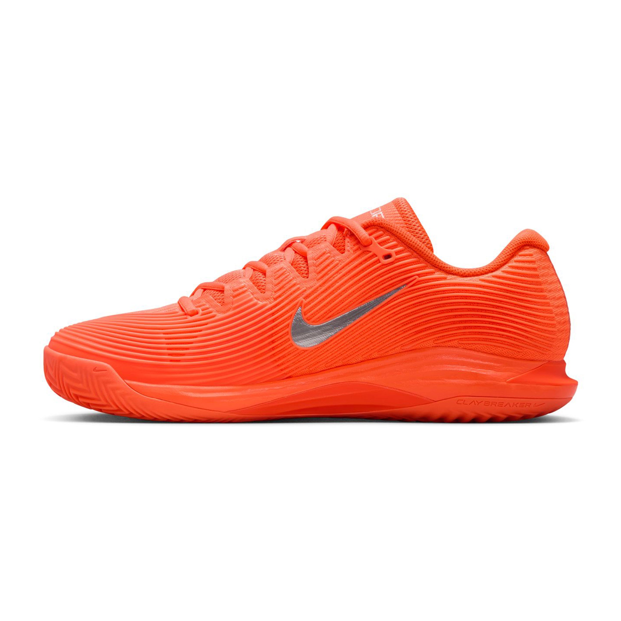 Zoom Vapor 12 Gravelschoen Heren-Oranje,Zilver | Tennis-Point