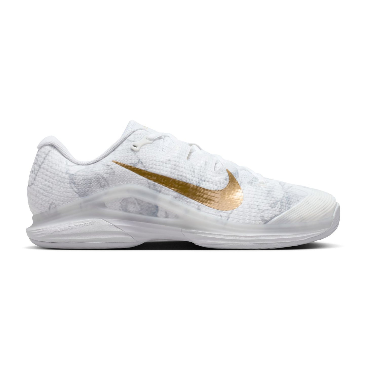 Nike Vapor 12 Magnolia Allcourt schoen Heren - wit, goud