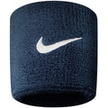 Swoosh Zweetband Verpakking 2 stuks kort - donkerblauw, wit