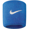Swoosh Zweetband Verpakking 2 stuks kort - blauw, wit