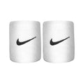 Swoosh Zweetband Verpakking 2 stuks kort - wit, zwart
