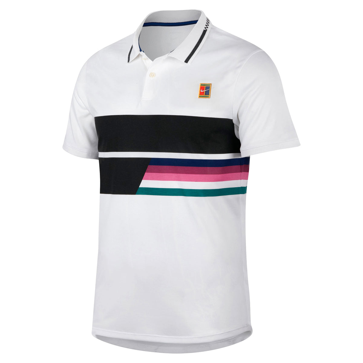 Nike Advantage Polo Heren - wit, zwart