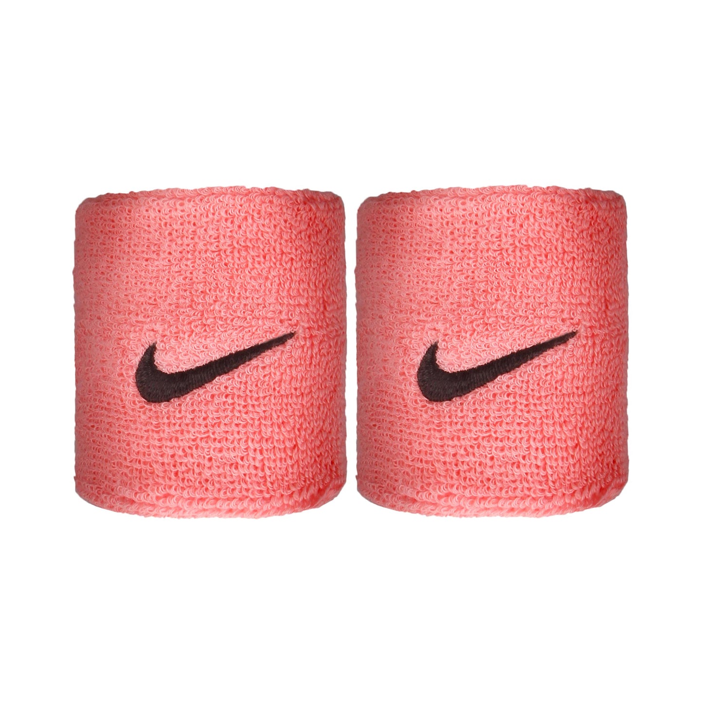 Nike Swoosh Zweetband Verpakking 2 stuks kort - roze, zwart