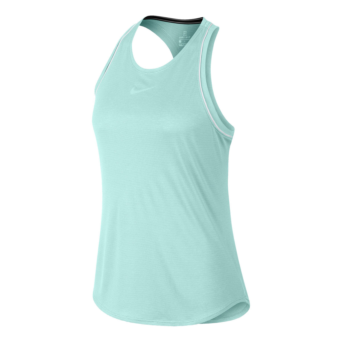Nike Court Dry  Tanktop Dames - mint, wit
